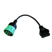 9-Pin Black (J1939)9-Pin Black (J1939) to 16-Pin (OBDII) Adapter