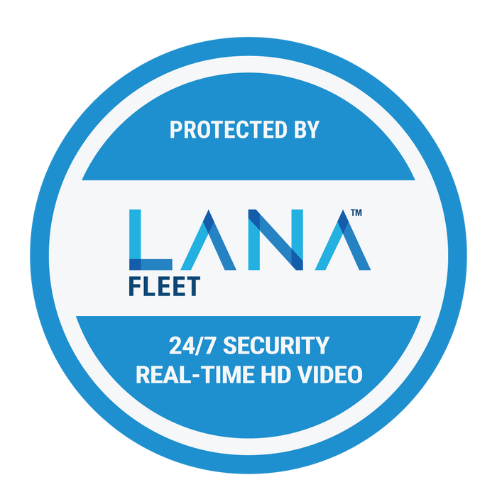 LANA Fleet Security Stickers - 4 Pack