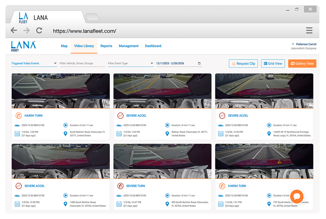 LANA Fleet Video Library